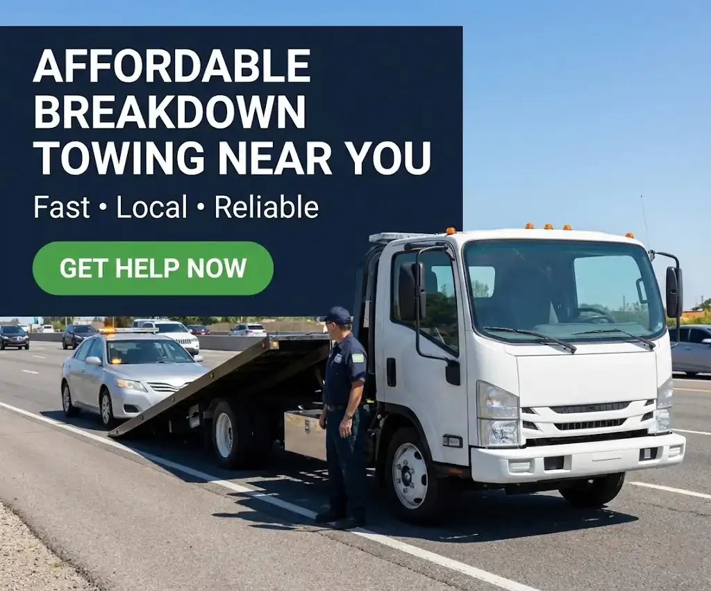 Affordable Breakdown Towing Service Near Me