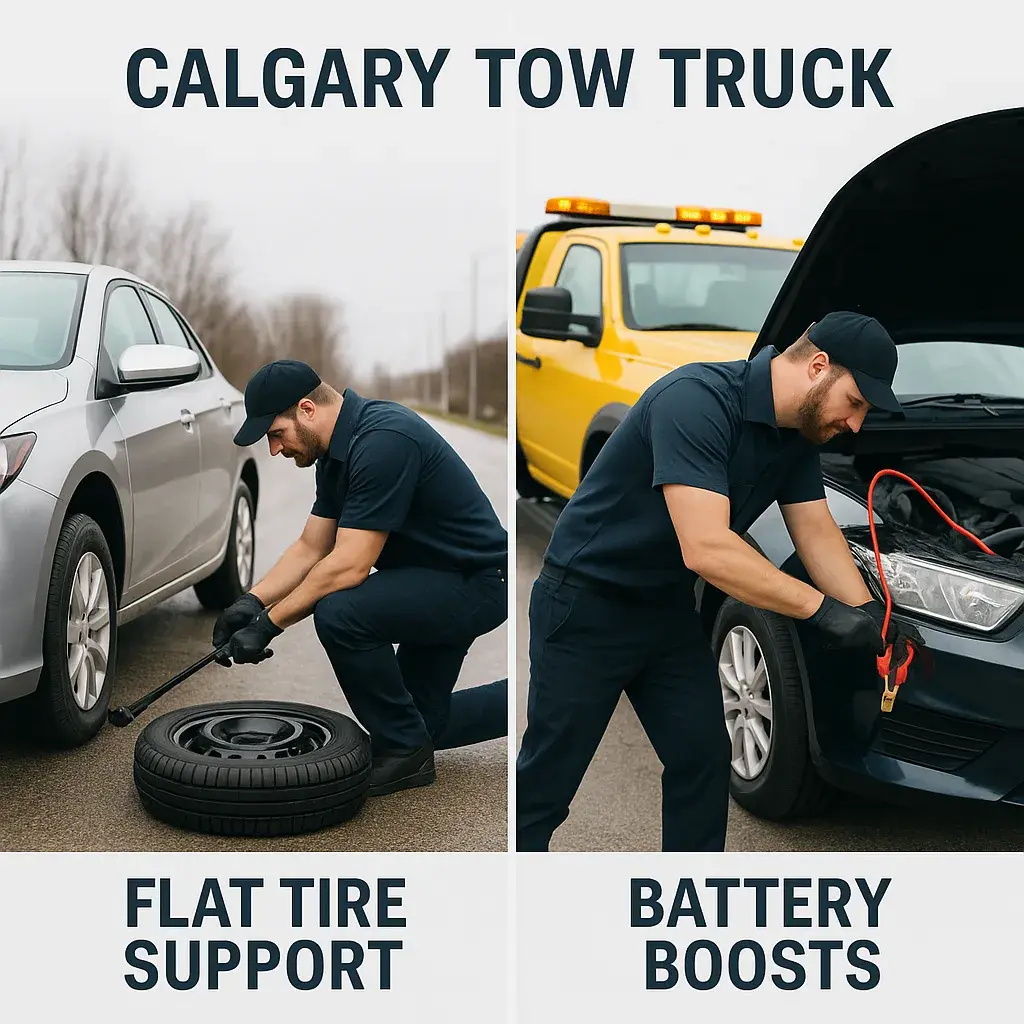 Flat Tire Assistance And Battery Boost